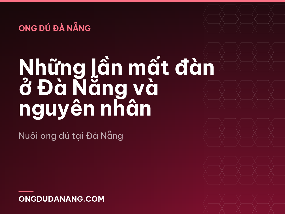 Những lần mất đàn ở Đà Nẵng và nguyên nhân